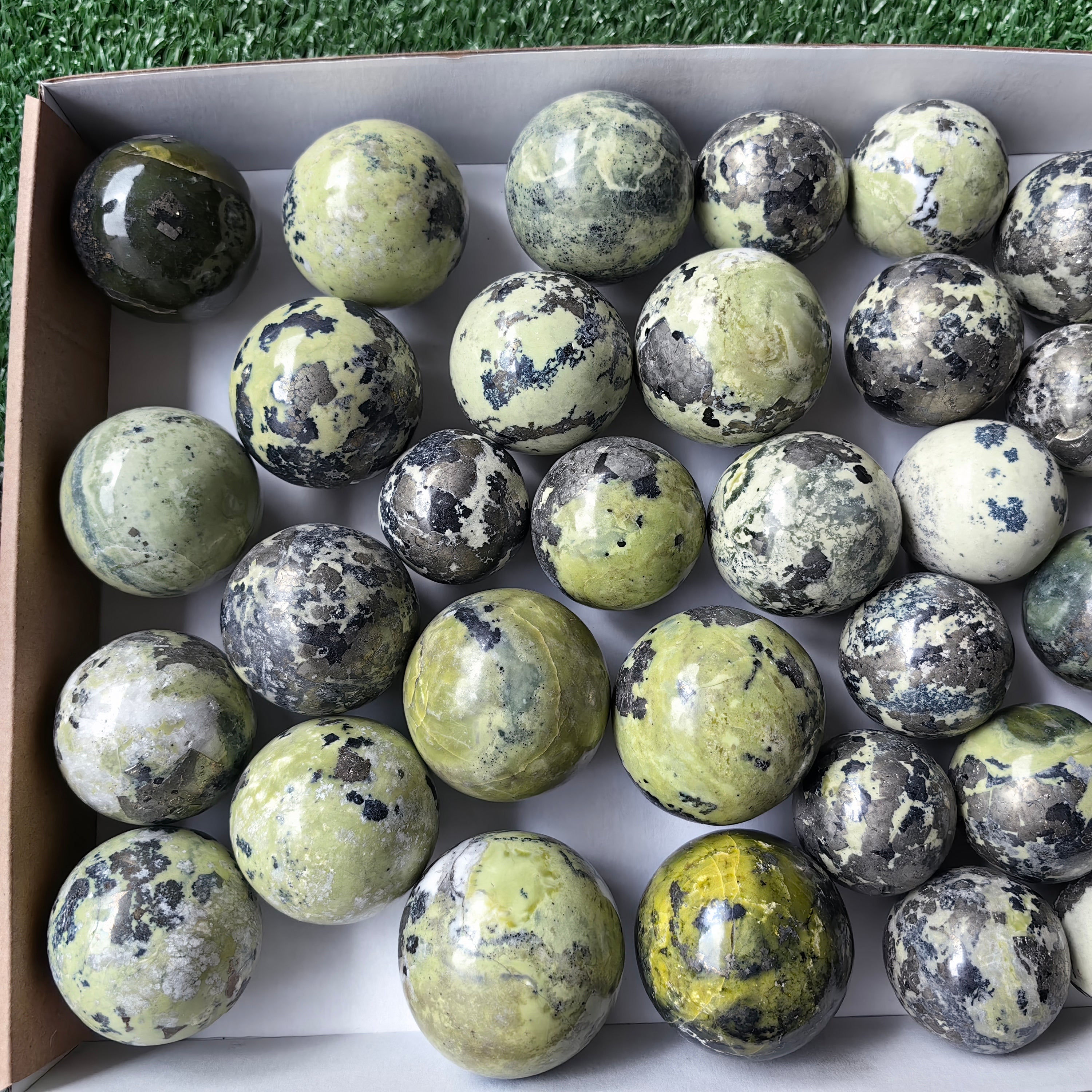 Lot 36 Serpentine Sphere