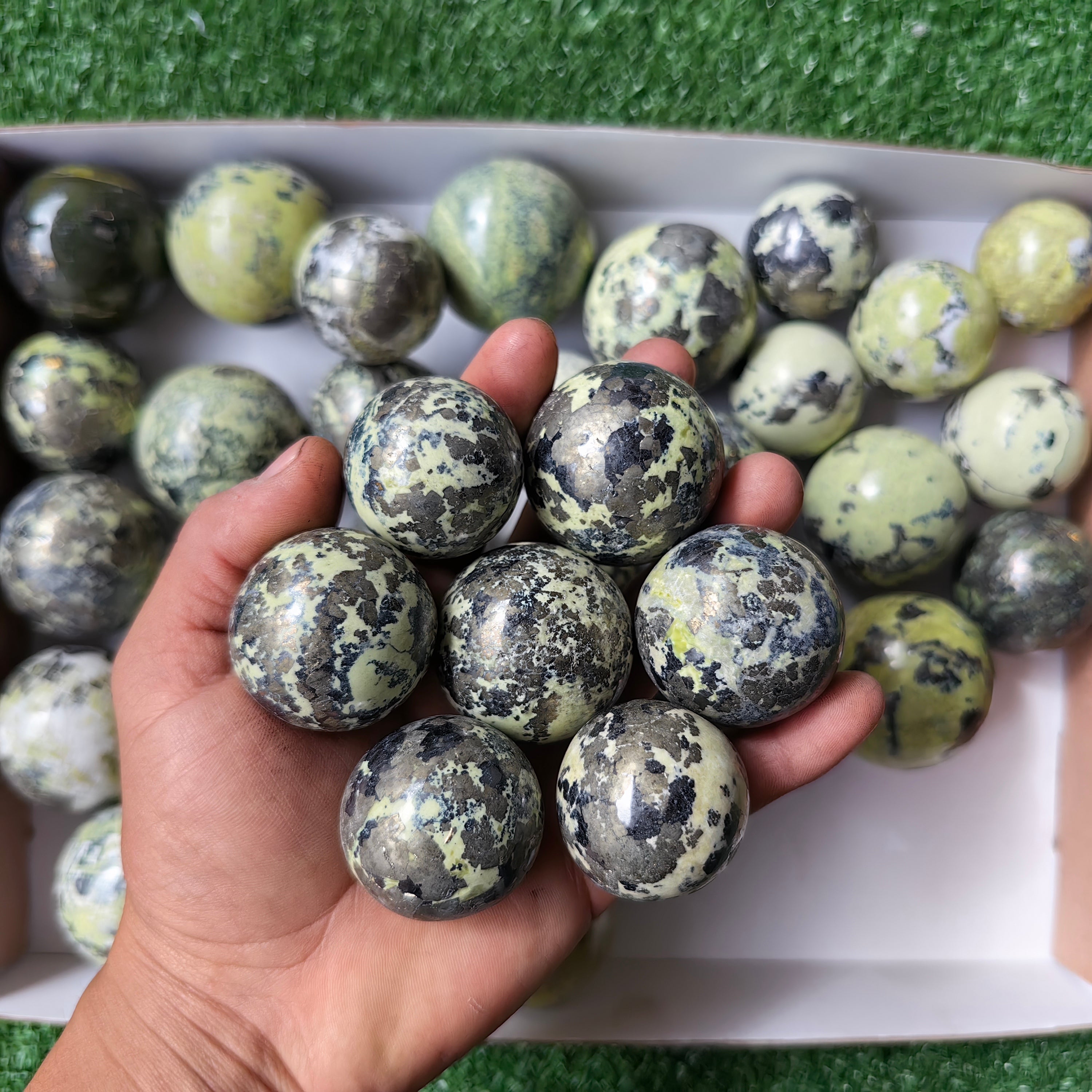 Lot 36 Serpentine Sphere