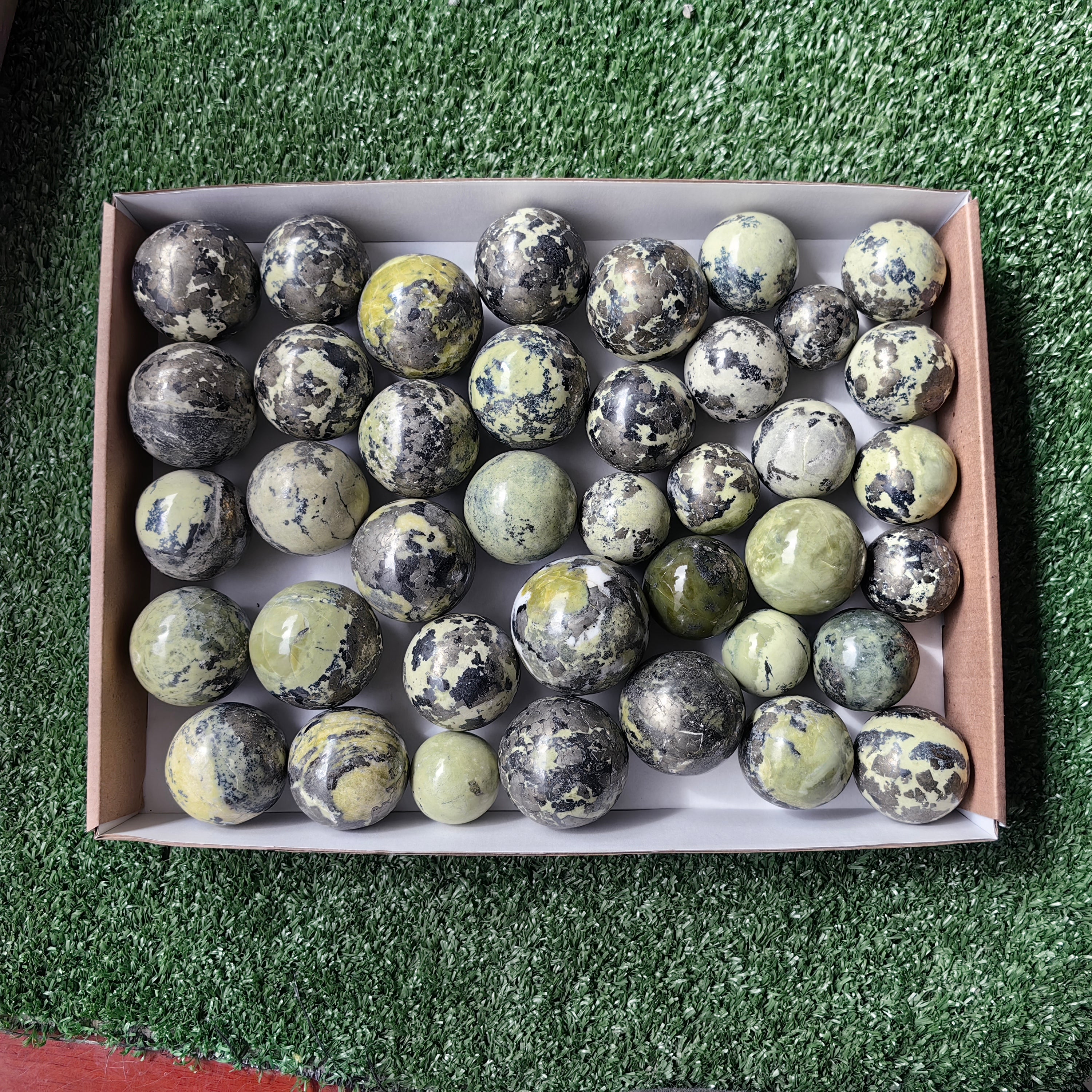 Lot 39 Serpentine Sphere