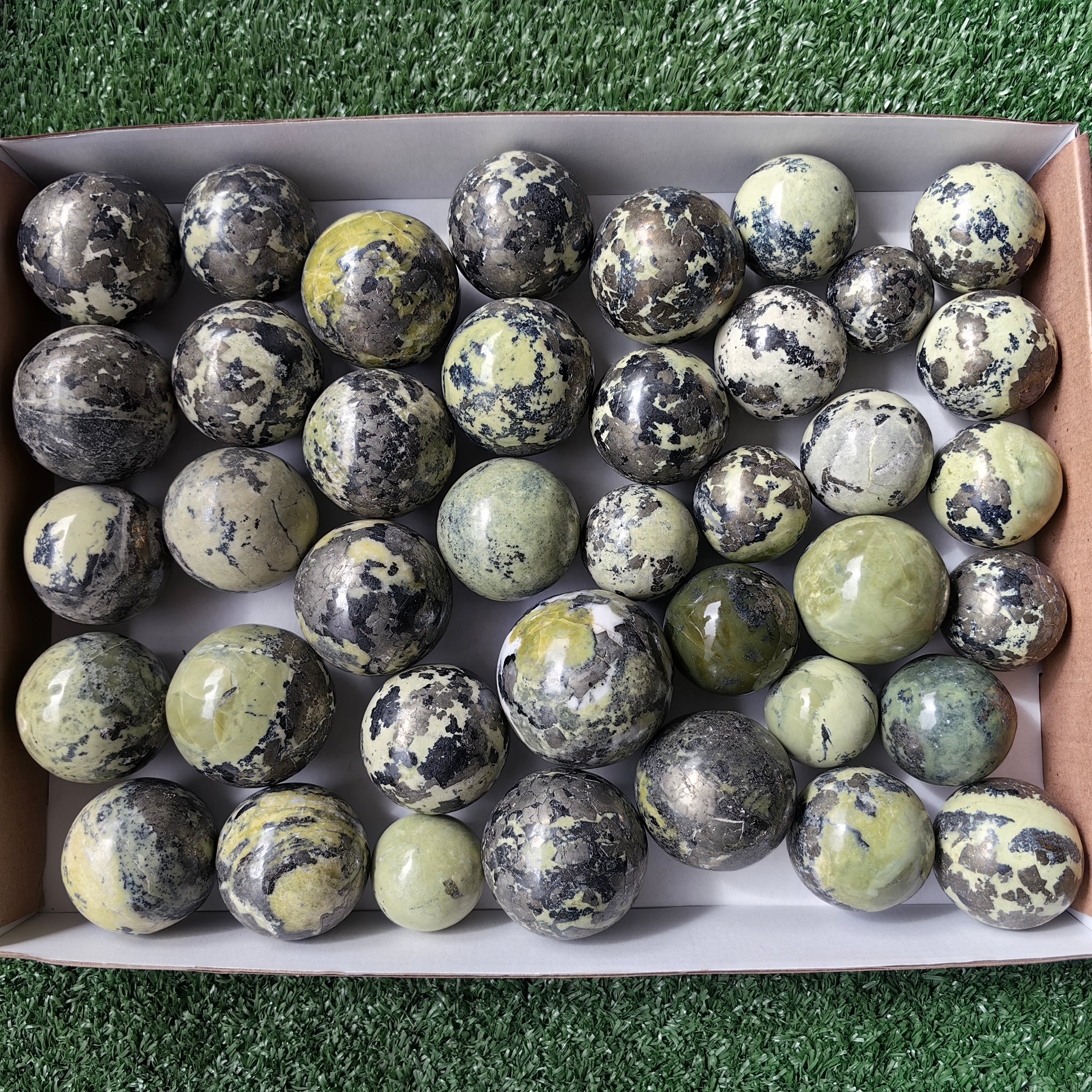 Lot 39 Serpentine Sphere