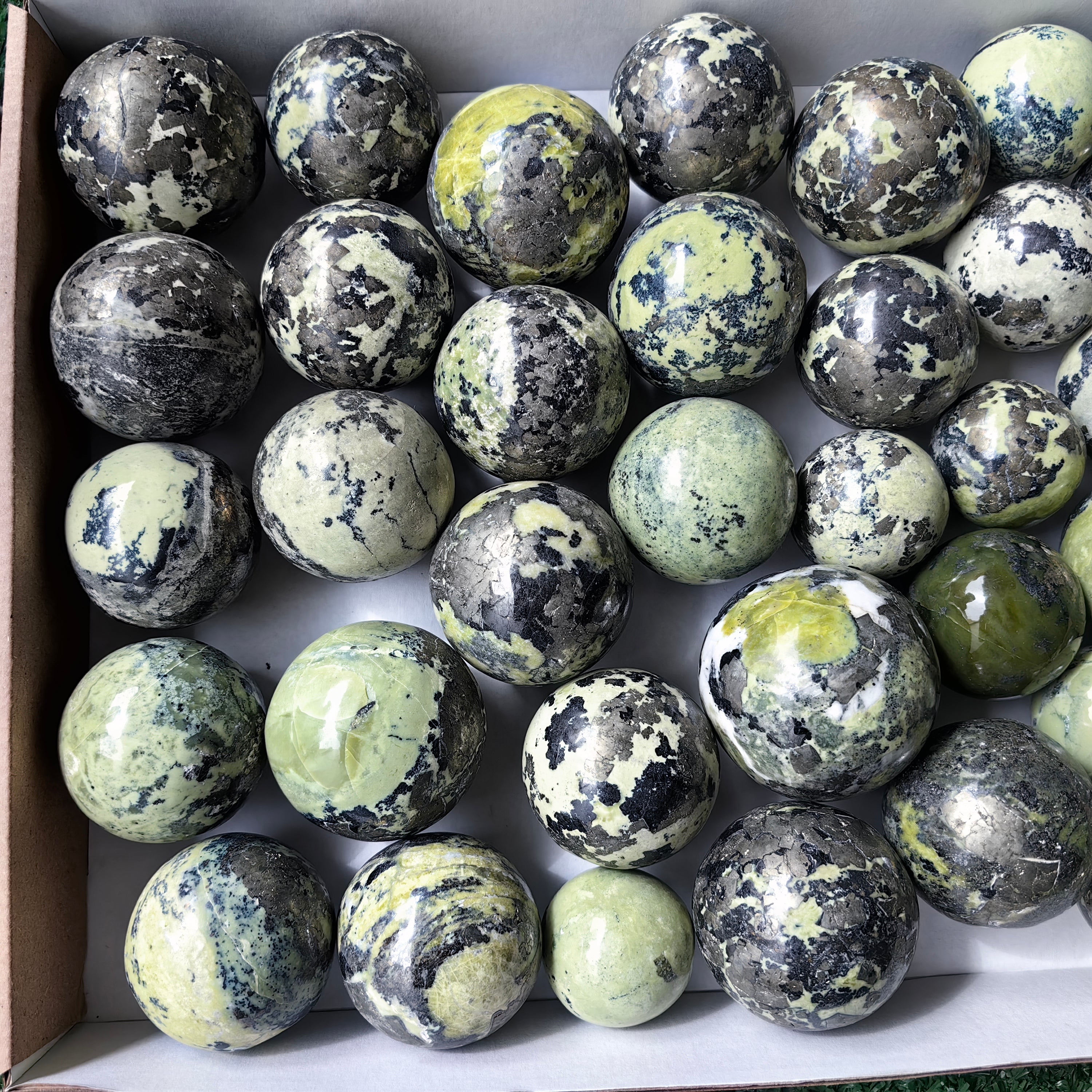 Lot 39 Serpentine Sphere