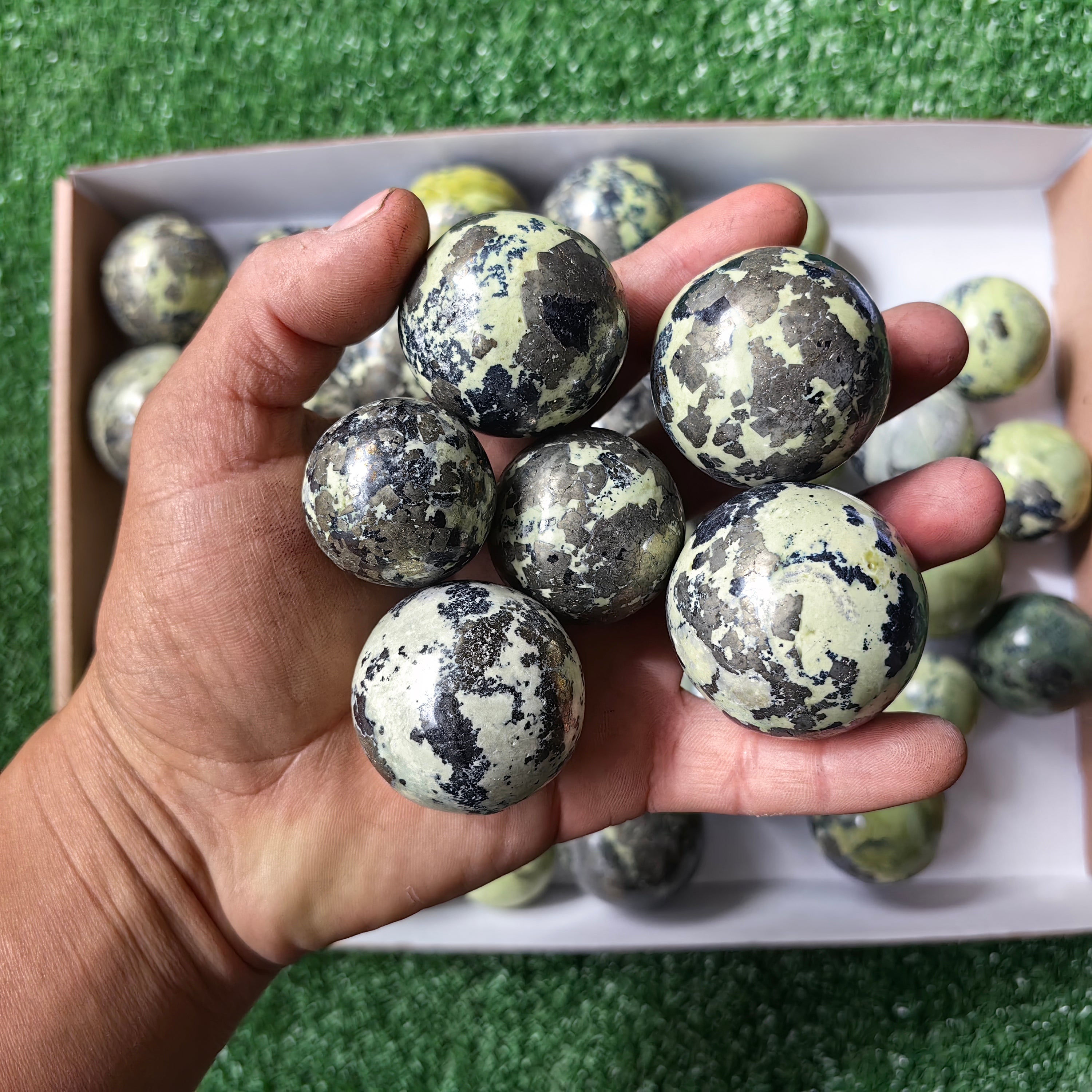 Lot 39 Serpentine Sphere