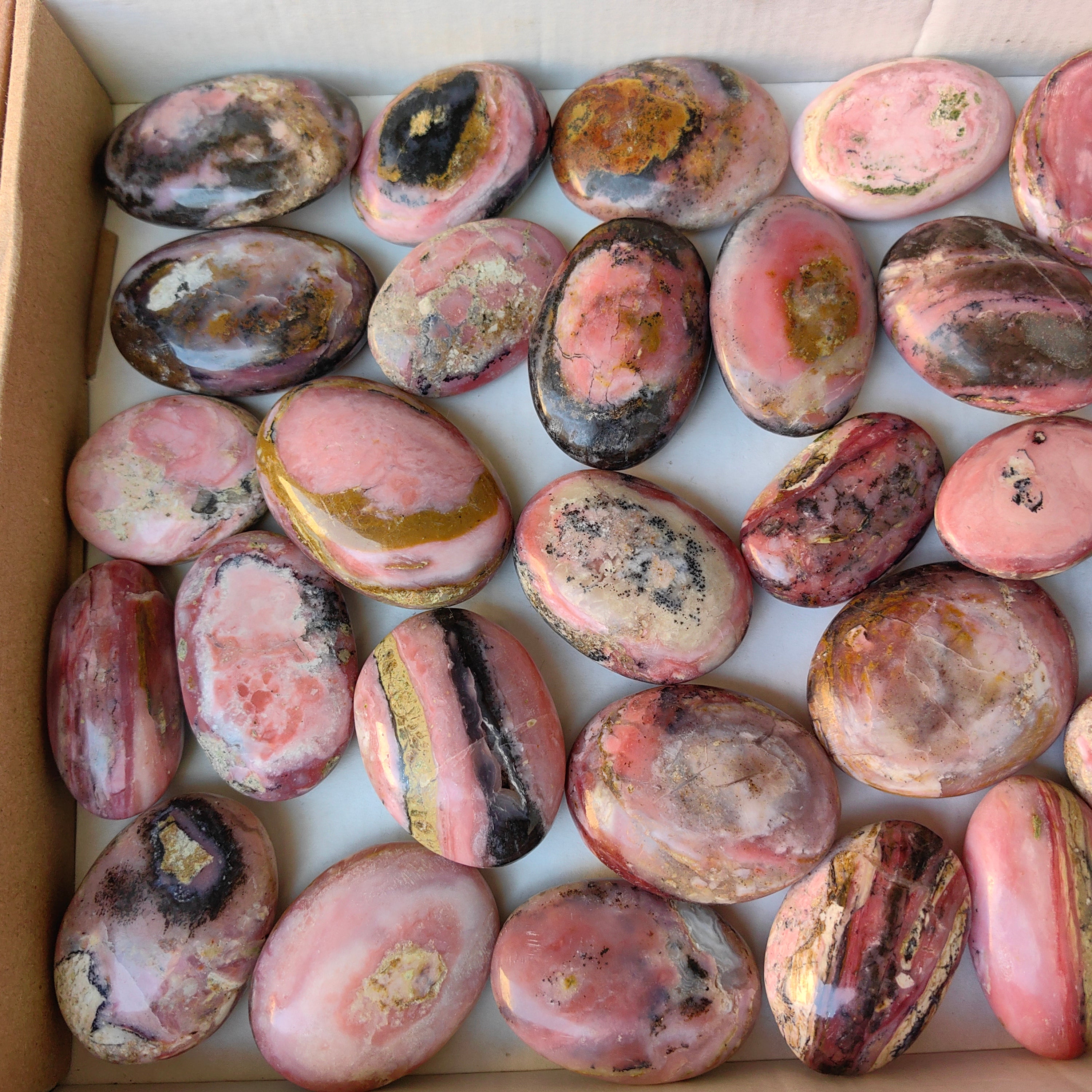 Lot 33 pcs Strawberry Pink Opal Palm