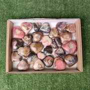 Lot 26 pcs Strawberry Pink Opal Heart