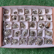 Lot 32 pcs Pyrite octahedral rough rough