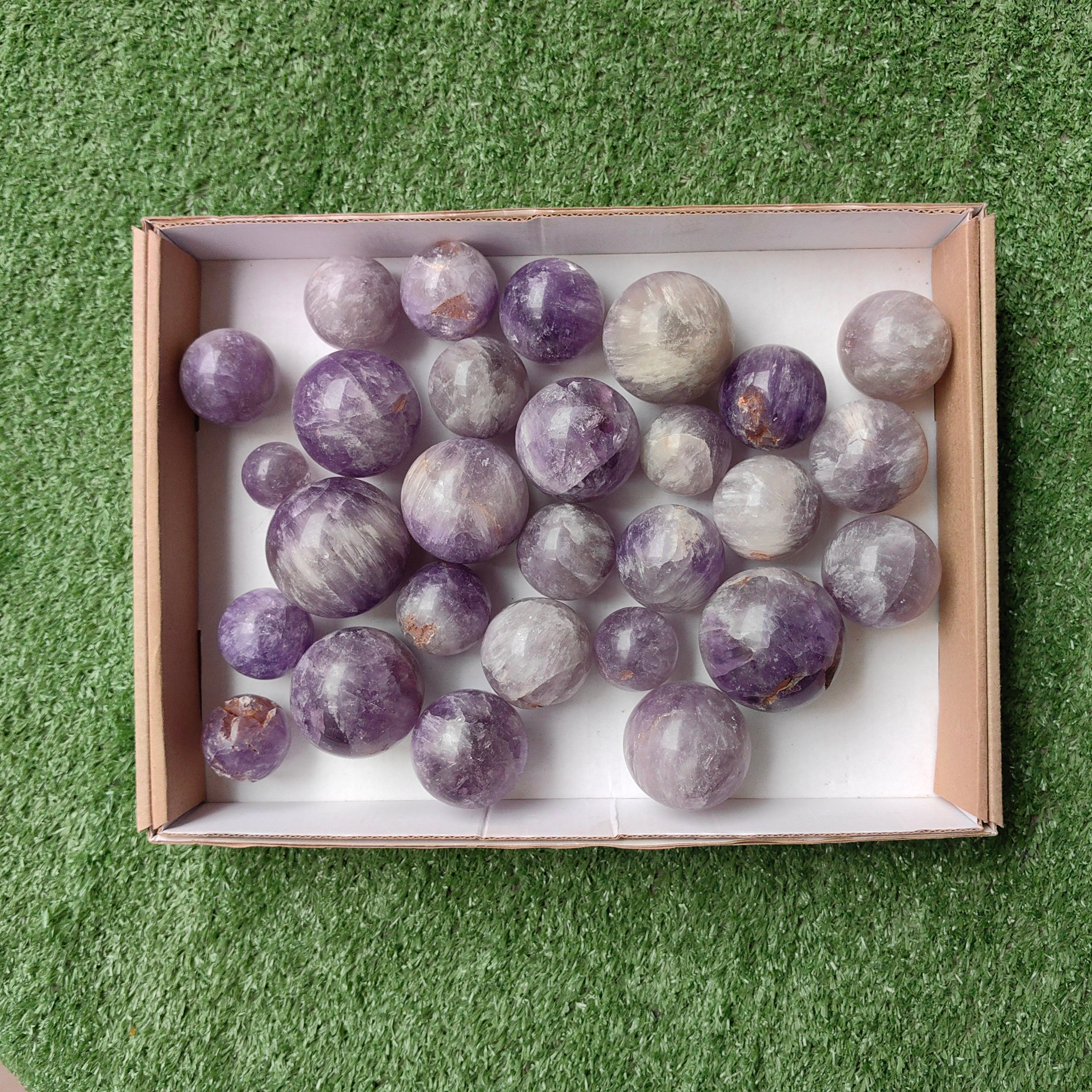 Lot 28 pcs Amatist Sphere