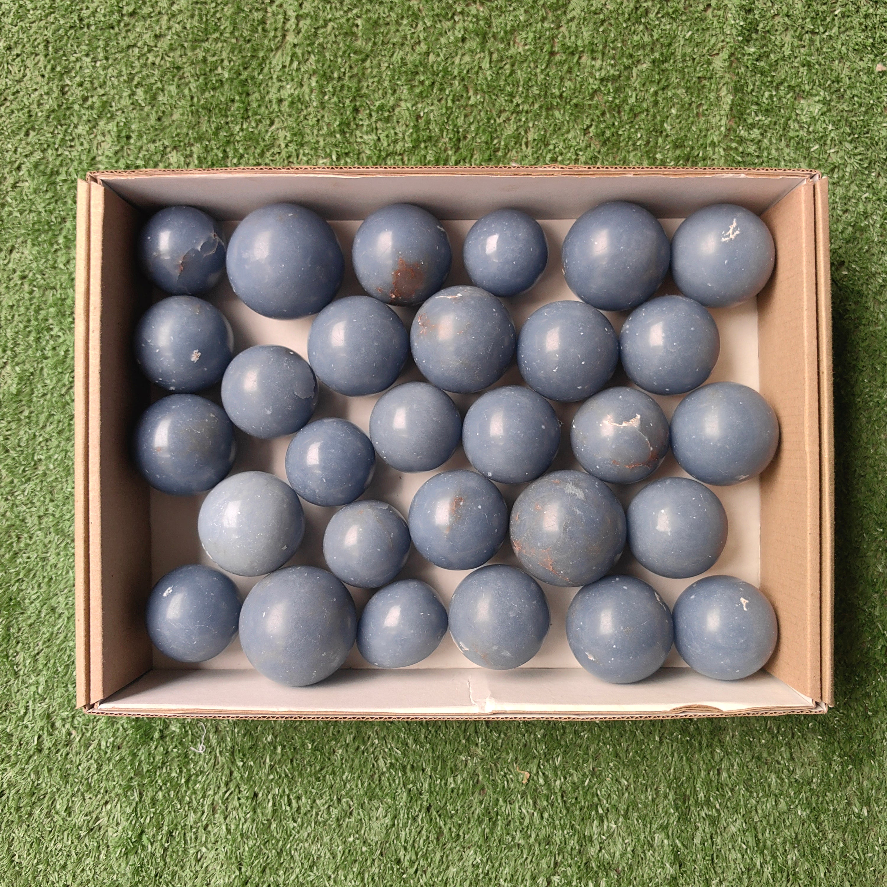 Lot 29 pcs Angelite Sphere