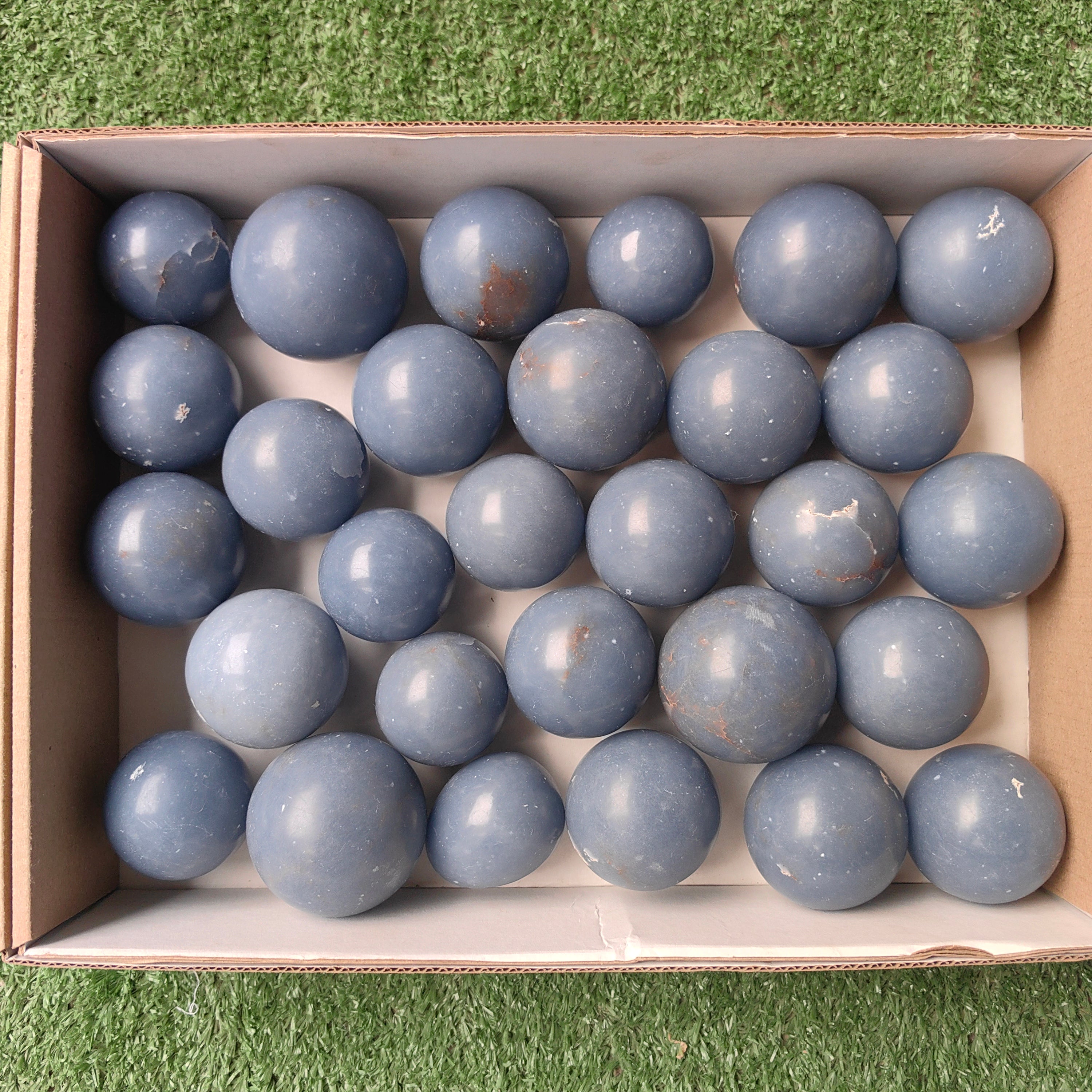 Lot 29 pcs Angelite Sphere