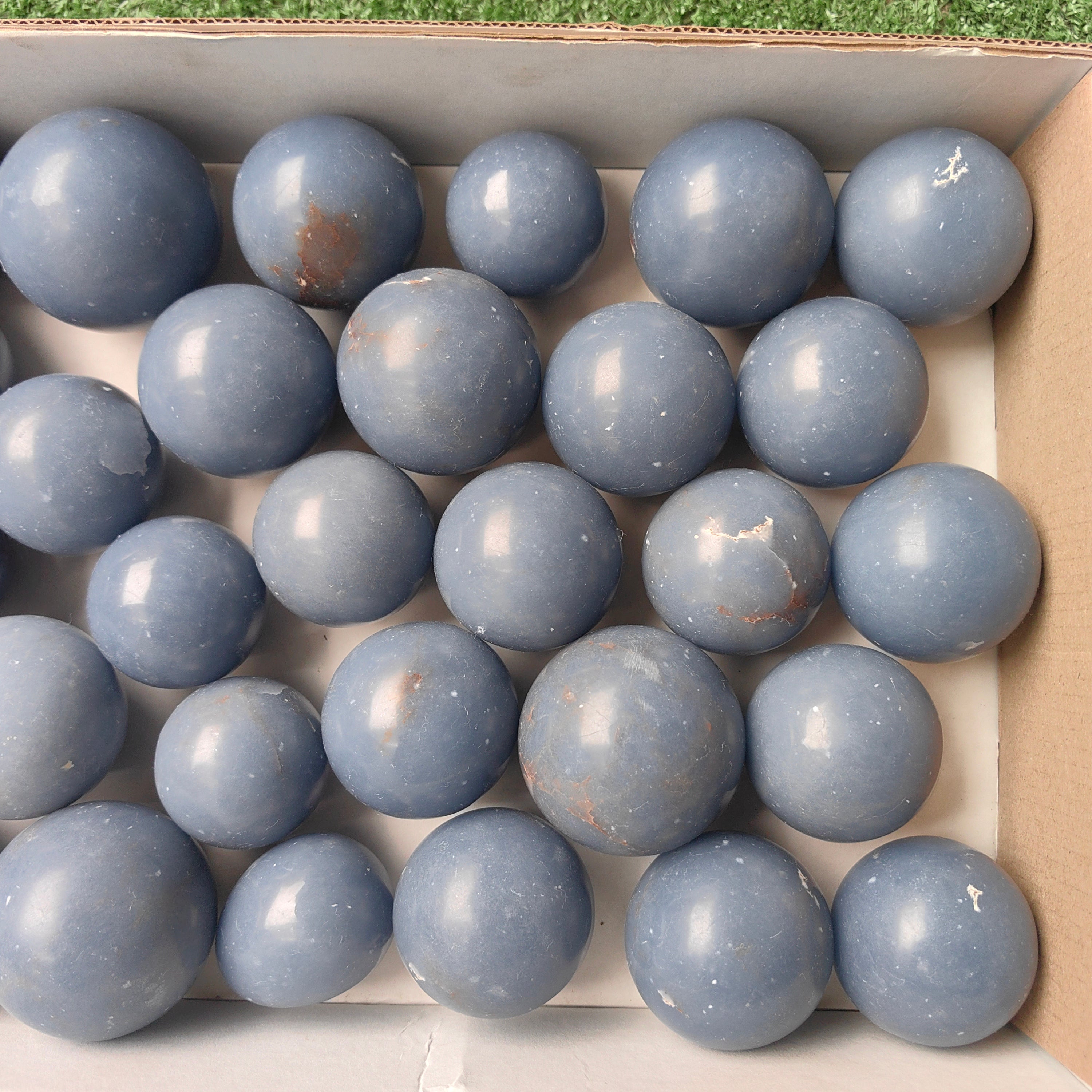 Lot 29 pcs Angelite Sphere