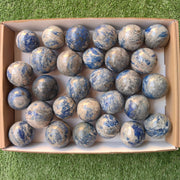 Lot 29 pcs Lapis Lazuli Sphere