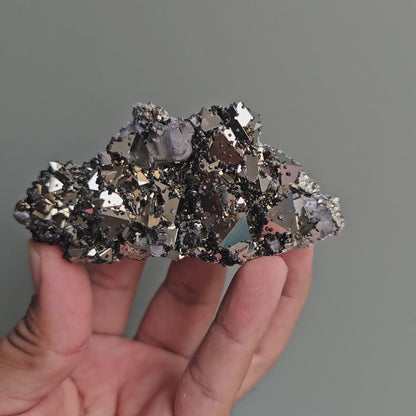 Galena with Pyrite octahedral
