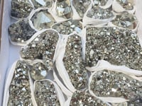 Load video: Lot 27 pcs Pyrite with Galena, Huanzala Mine, Peru