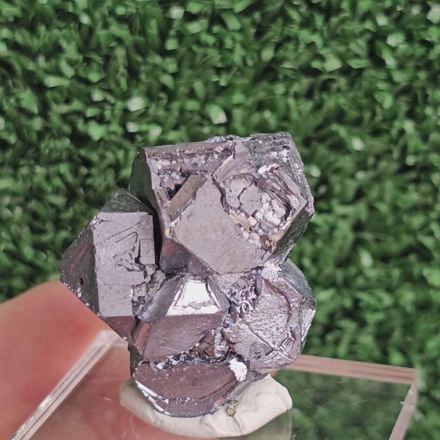 Load video: Galena with Pyrite octahedral