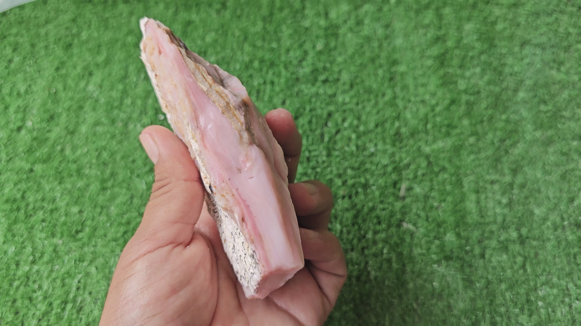 Load video: Pink Opal rough (1 pc)