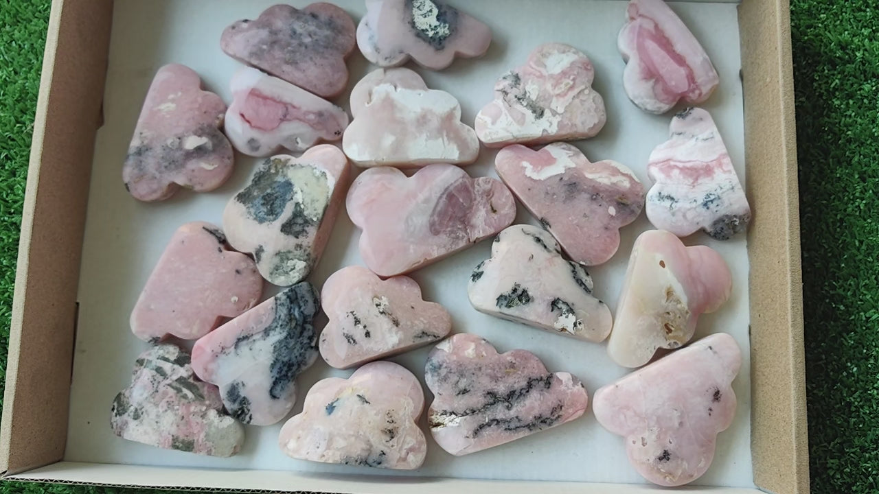 Load video: Lot 20 pcs Pink Opal Clouds*