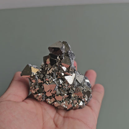 Galena with Pyrite octahedral