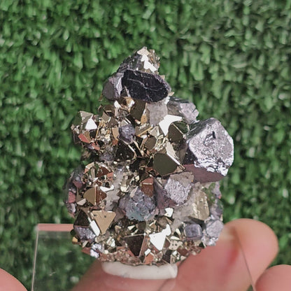 Galena with Pyrite octahedral