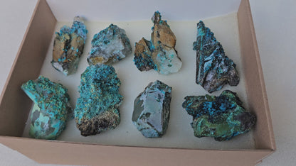 Lot 8 Chrysocolla Quartz Rough