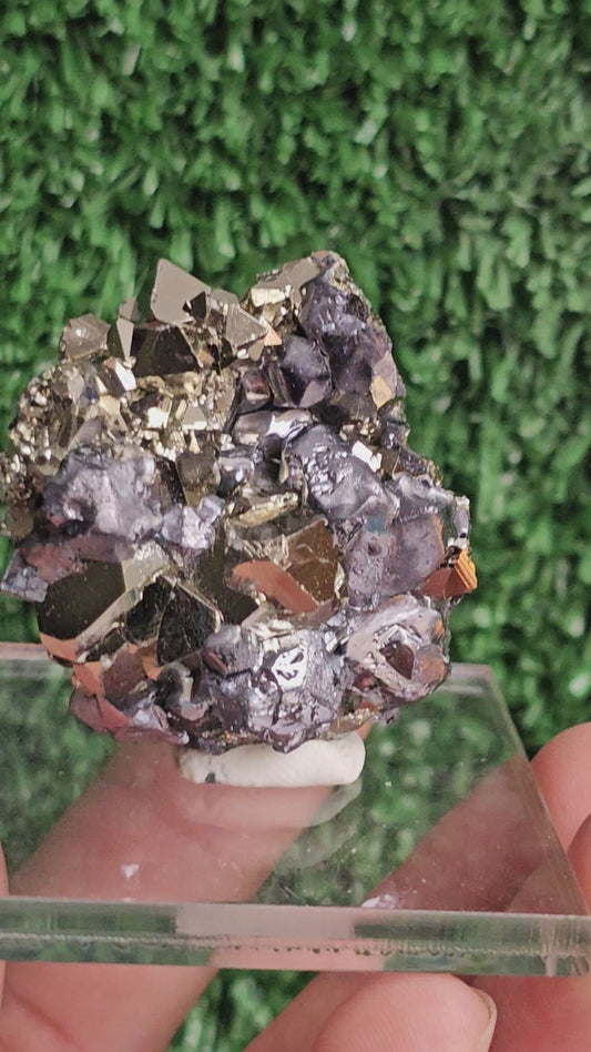 Galena with Pyrite octahedral