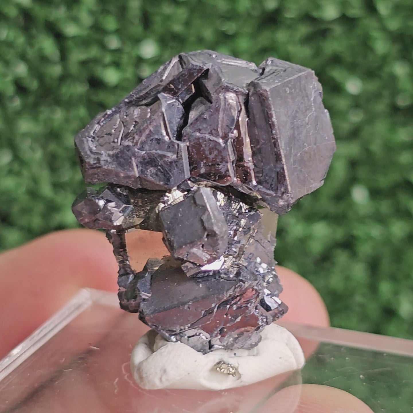 Load video: Galena with Pyrite octahedral