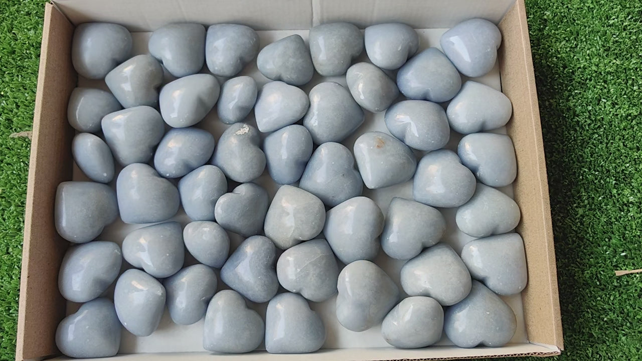 Load video: 49 pc angelite hearts