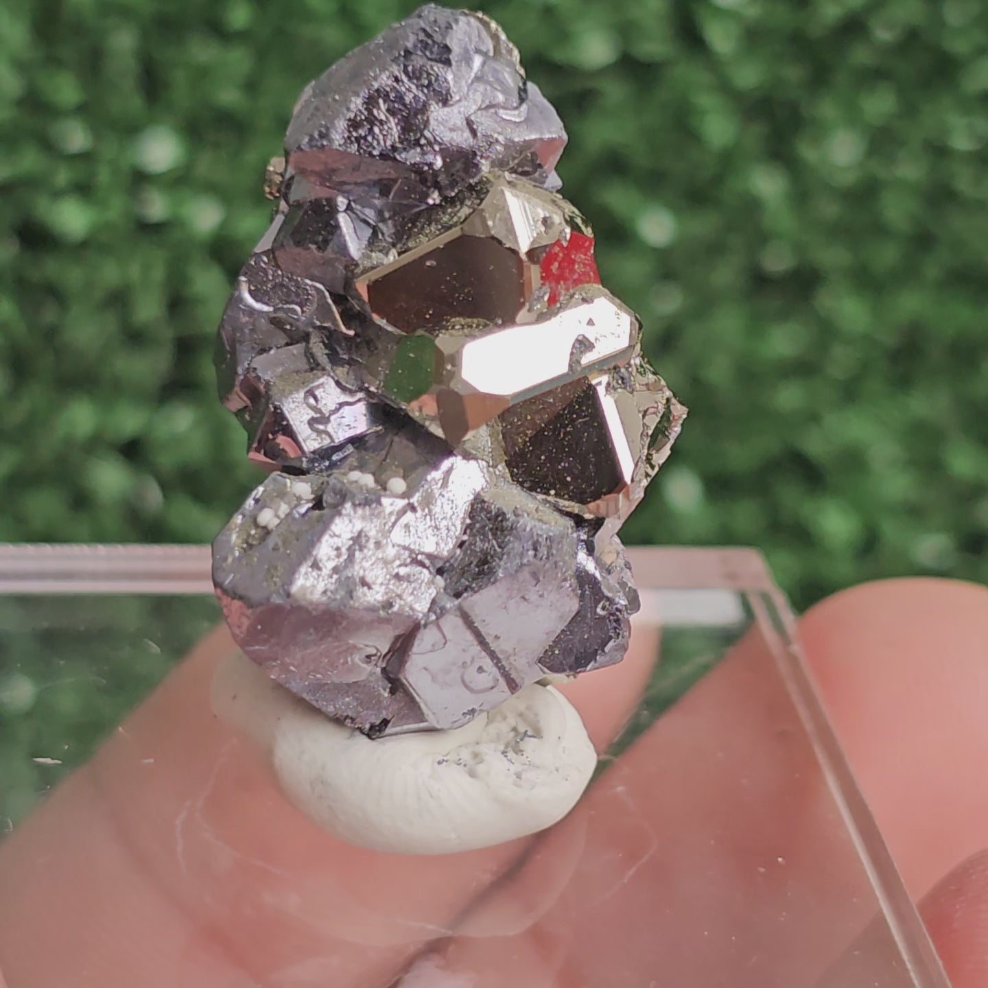 Load video: Galena with Pyrite octahedral