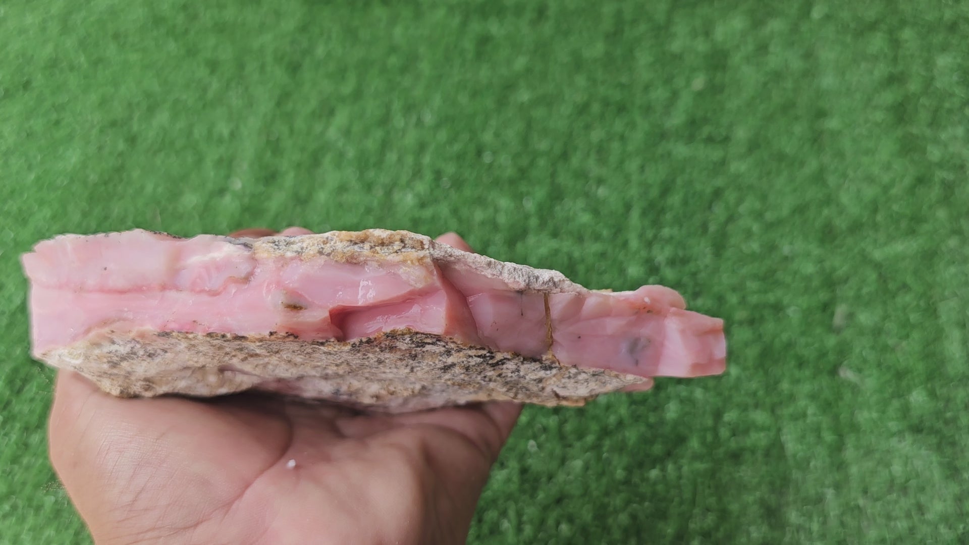 Load video: Pink Opal rough (1 pc)